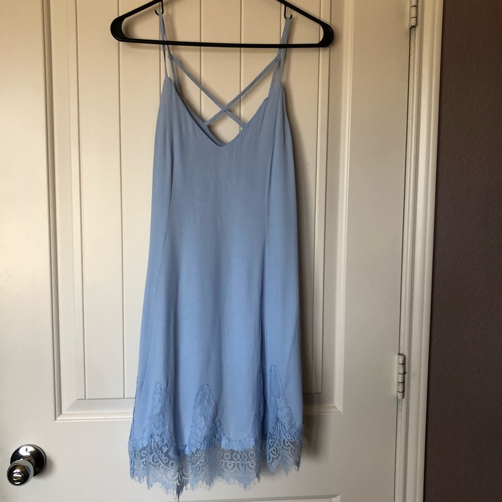 Lush blue dress